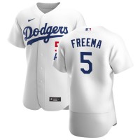 Los Angeles Los Angeles Dodgers #5 Freddie Freeman Men's Nike White Home 2020 Authentic Player MLB Jersey