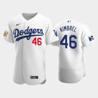 Los Angeles Los Angeles Dodgers #46 Craig Kimbrel Men's Nike Jackie Robinson 75th Anniversary Authentic MLB Jersey - White