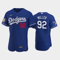 Los Angeles Los Angeles Dodgers #92 Bobby Miller Men's Nike Jackie Robinson 75th Anniversary Authentic MLB Jersey - Royal