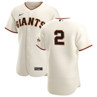 San Francisco San Francisco Giants #2 Daniel Robertson Men's Nike Cream Home 2020 Authentic Player MLB Jersey