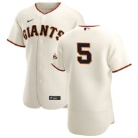 San Francisco San Francisco Giants #5 Mike Yastrzemski Men's Nike Cream Home 2020 Authentic Player MLB Jersey