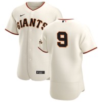 San Francisco San Francisco Giants #9 Brandon Belt Men's Nike Cream Home 2020 Authentic Player MLB Jersey