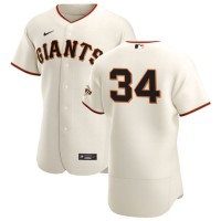 San Francisco San Francisco Giants #34 Kevin Gausman Men's Nike Cream Home 2020 Authentic Player MLB Jersey