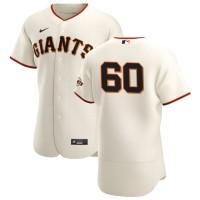 San Francisco San Francisco Giants #60 Wandy Peralta Men's Nike Cream Home 2020 Authentic Player MLB Jersey