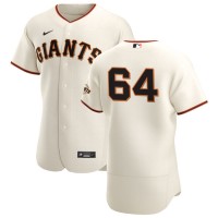 San Francisco San Francisco Giants #64 Shaun Anderson Men's Nike Cream Home 2020 Authentic Player MLB Jersey