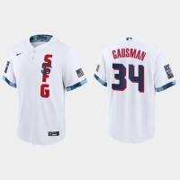 San Francisco San Francisco Giants #34 Kevin Gausman 2021 Mlb All Star Game Fan's Version White Jersey