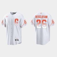 San Francisco San Francisco Giants #26 Anthony Desclafani Men's 2021 City Connect White Fan's Version Jersey