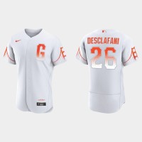 San Francisco San Francisco Giants #26 Anthony Desclafani Men's 2021 City Connect Authentic White Jersey