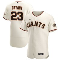 San Francisco San Francisco Giants #23 Kris Bryant Men's Nike Cream Home 2020 Authentic Player MLB Jersey