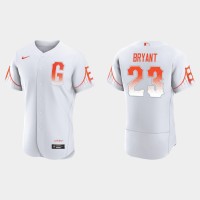 San Francisco San Francisco Giants #23 Kris Bryant Men's 2021 City Connect Authentic White Jersey