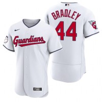 Cleveland Cleveland Guardians #44 Bobby Bradley White Men's Nike 2022 Authentic Home MLB Jersey