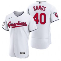 Cleveland Cleveland Guardians #40 Wilson Ramos White Men's Nike 2022 Authentic Home MLB Jersey
