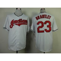 Cleveland Guardians #23 Michael Brantley White Cool Base Stitched MLB Jersey