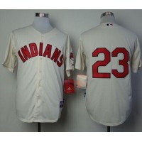 Cleveland Guardians #23 Michael Brantley Cream Alternate 2 Cool Base Stitched MLB Jersey