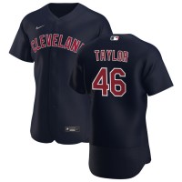 Cleveland Cleveland Guardians #46 Beau Taylor Men's Nike Navy Alternate 2020 Authentic Player MLB Jersey