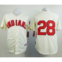 Cleveland Guardians #28 Corey Kluber Cream Cool Base Stitched MLB Jersey