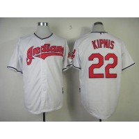 Cleveland Guardians #22 Jason Kipnis White Cool Base Stitched MLB Jersey