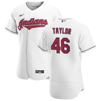 Cleveland Cleveland Guardians #46 Beau Taylor Men's Nike White Home 2020 Authentic Team MLB Jersey