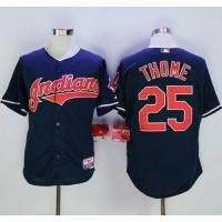 Cleveland Guardians #25 Jim Thome Navy Blue Cool Base Stitched MLB Jersey