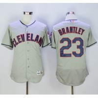 Cleveland Guardians #23 Michael Brantley Grey Flexbase Authentic Collection Stitched MLB Jersey