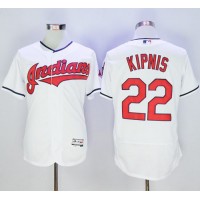 Cleveland Guardians #22 Jason Kipnis White Flexbase Authentic Collection Stitched MLB Jersey