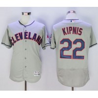 Cleveland Guardians #22 Jason Kipnis Grey Flexbase Authentic Collection Stitched MLB Jersey
