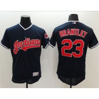 Cleveland Guardians #23 Michael Brantley Navy Blue Flexbase Authentic Collection Stitched MLB Jersey