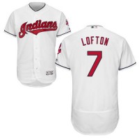 Cleveland Guardians #7 Kenny Lofton White Flexbase Authentic Collection Stitched MLB Jersey