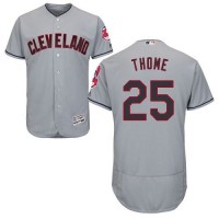 Cleveland Guardians #25 Jim Thome Grey Flexbase Authentic Collection Stitched MLB Jersey