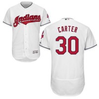 Cleveland Guardians #30 Joe Carter White Flexbase Authentic Collection Stitched MLB Jersey