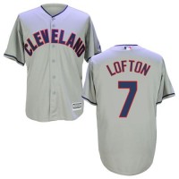 Cleveland Guardians #7 Kenny Lofton Grey New Cool Base Stitched MLB Jersey