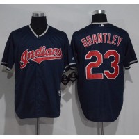 Cleveland Guardians #23 Michael Brantley Navy Blue New Cool Base Stitched MLB Jersey