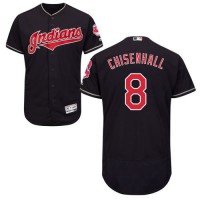 Cleveland Guardians #8 Lonnie Chisenhall Navy Blue Flexbase Authentic Collection Stitched MLB Jersey