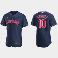 Cleveland Cleveland Guardians #10 Harold Ramirez Men's Nike 2022 Authentic Alternate Stitched MLB Jersey - Navy