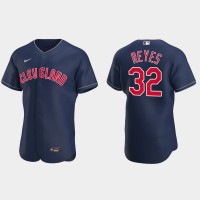 Cleveland Cleveland Guardians #32 Franmil Reyes Men's Nike 2022 Authentic Alternate Stitched MLB Jersey - Navy