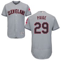 Cleveland Guardians #29 Satchel Paige Grey Flexbase Authentic Collection Stitched MLB Jersey