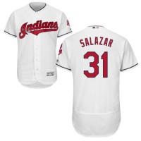Cleveland Guardians #31 Danny Salazar White Flexbase Authentic Collection Stitched MLB Jersey