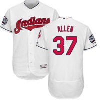 Cleveland Guardians #37 Cody Allen White Flexbase Authentic Collection 2016 World Series Bound Stitched MLB Jersey