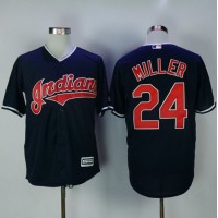 Cleveland Guardians #24 Andrew Miller Navy Blue New Cool Base Stitched MLB Jersey