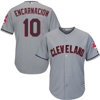 Cleveland Guardians #10 Edwin Encarnacion Grey New Cool Base Stitched MLB Jersey