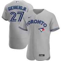 Toronto Toronto Blue Jays #27 Vladimir Guerrero Jr. Men's Nike Gray Road 2020 Authentic Player MLB Jersey