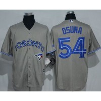 Toronto Blue Jays #54 Roberto Osuna Grey New Cool Base Stitched MLB Jersey