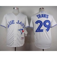 Toronto Blue Jays #29 Devon Travis White Cool Base Stitched MLB Jersey