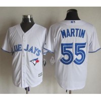 Toronto Blue Jays #55 Russell Martin White New Cool Base Stitched MLB Jersey