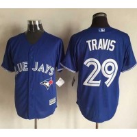 Toronto Blue Jays #29 Devon Travis Blue New Cool Base Stitched MLB Jersey