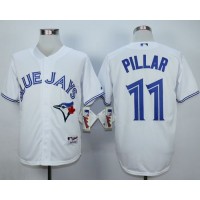 Toronto Blue Jays #11 Kevin Pillar White Cool Base Stitched MLB Jersey