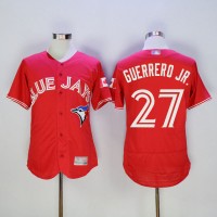 Toronto Blue Jays #27 Vladimir Guerrero Jr. Red New Cool Base Canada Day Stitched MLB Jersey