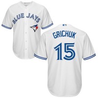 Toronto Blue Jays #15 Randal Grichuk White New Cool Base Stitched MLB Jersey