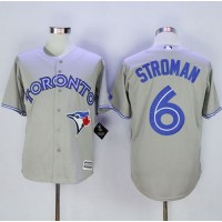 Toronto Blue Jays #6 Marcus Stroman Grey New Cool Base Stitched MLB Jersey