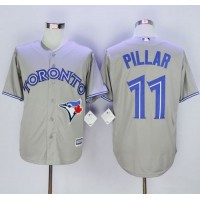 Toronto Blue Jays #11 Kevin Pillar Grey New Cool Base Stitched MLB Jersey